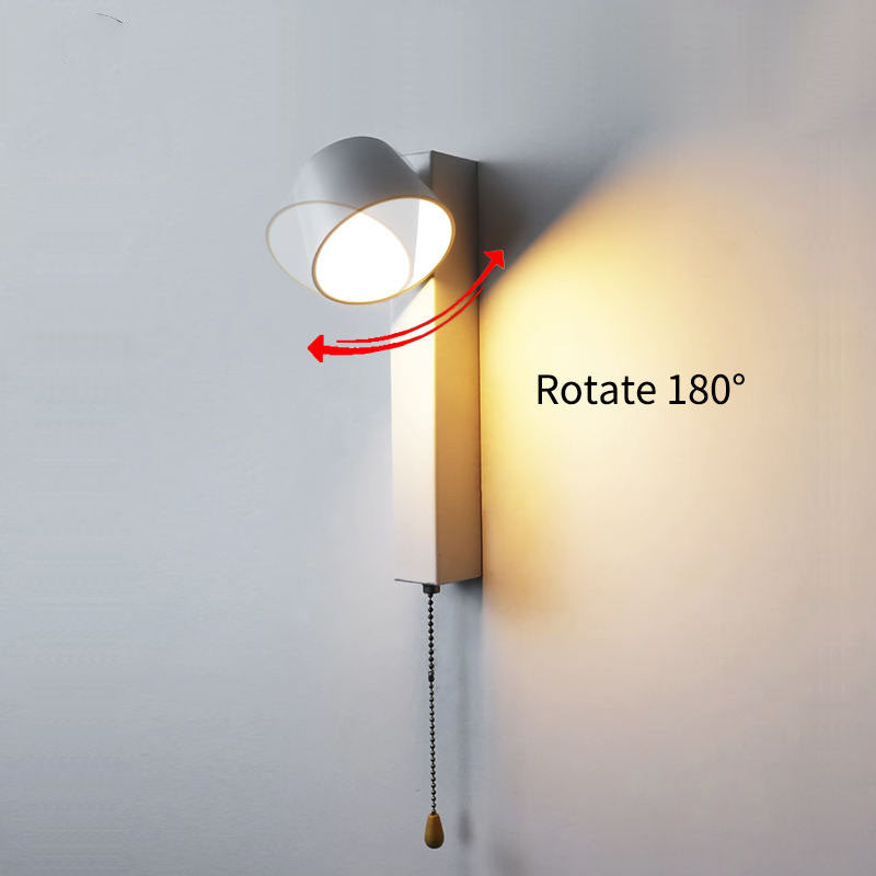 CCT Adjustable By Cord Switch Wall Mounted LED Light