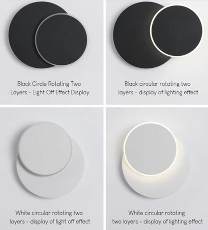 3000K to 6000K dimmable by switch Bedside Lights Wall Mounted