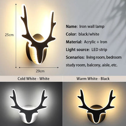 24W Nordic Deer Wall Bracket Lights - Better - Light(HK Belisson) Lighting Co.,Ltd