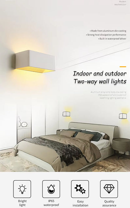 5W Aluminum Shell LED Wall Lights Indoor