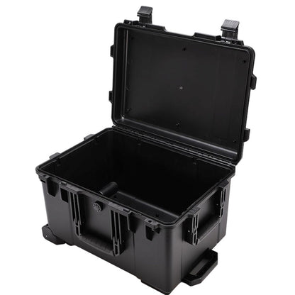 Tri-proof wheeled protective trolley hard shell case
