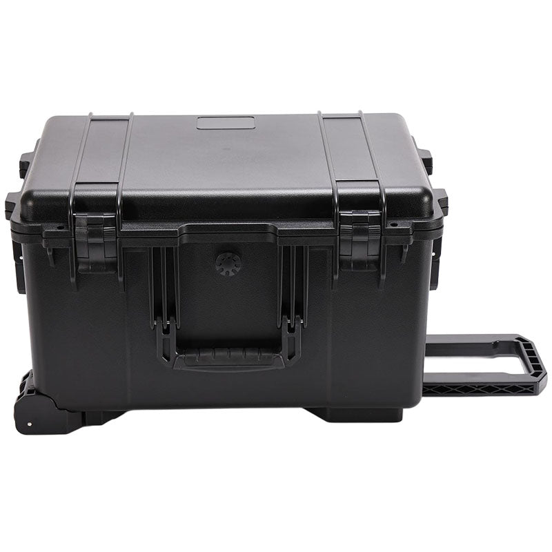 Tri-proof wheeled protective trolley hard shell case